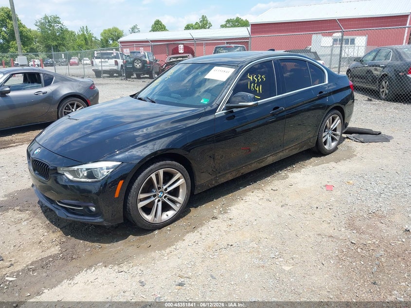 2017 BMW 3er VIN WBA8B9G59HNU48669 IAAI salvage auction — UNKNOWN, Salvage (Virginia), sold $1,925 on 2026-07-21 (photo 2)
