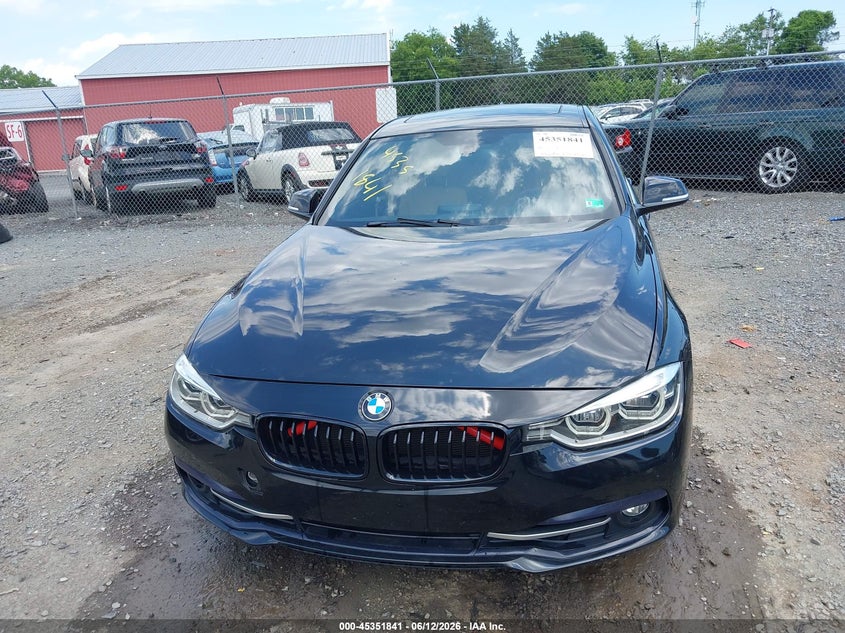 2017 BMW 3er VIN WBA8B9G59HNU48669 IAAI salvage auction — UNKNOWN, Salvage (Virginia), sold $1,925 on 2026-07-21 (photo 6)