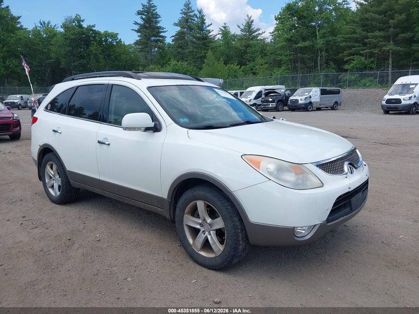2008 Hyundai Veracruz VIN KM8NU73C58U071784 IAAI salvage auction — FRONT END, Salvage (Massachusetts), sold $25 on 2026-07-09 (photo 1)