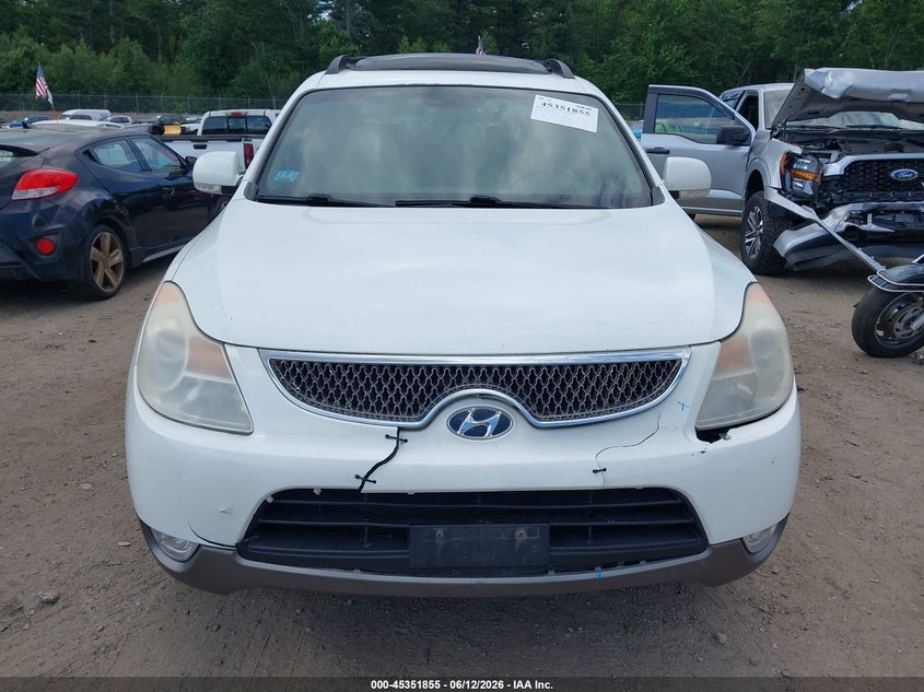 2008 Hyundai Veracruz VIN KM8NU73C58U071784 IAAI salvage auction — FRONT END, Salvage (Massachusetts), sold $25 on 2026-07-09 (photo 6)
