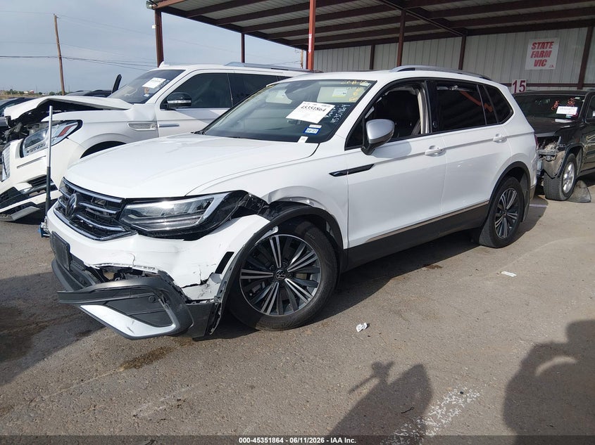 2024 Volkswagen Tiguan VIN 3VVTB7AX1RM222103 IAAI salvage auction — LEFT FRONT, Salvage (Texas), sold $10,900 on 2026-07-29 (photo 2)