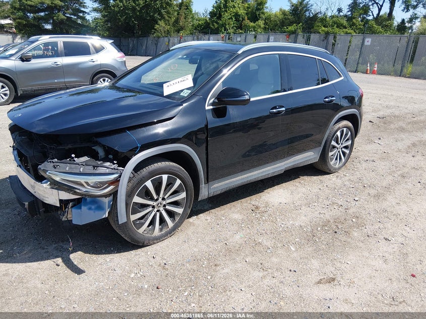 2022 Mercedes-benz Gla-klasse VIN W1N4N4HB2NJ392909 IAAI salvage auction — FRONT END, Salvage Title, sold $8,400 on 2026-08-21 (photo 2)