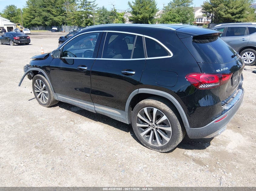 2022 Mercedes-benz Gla-klasse VIN W1N4N4HB2NJ392909 IAAI salvage auction — FRONT END, Salvage Title, sold $8,400 on 2026-08-21 (photo 3)