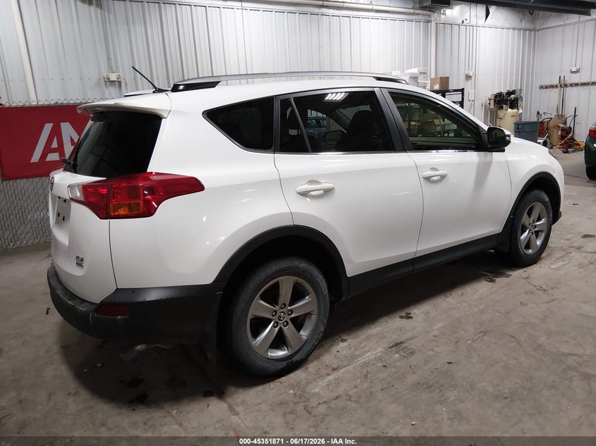 2015 Toyota Rav 4 VIN JTMRFREV9FD099403 IAAI salvage auction — HAIL, Salvage (Iowa), sold $4,200 on 2026-07-14 (photo 4)