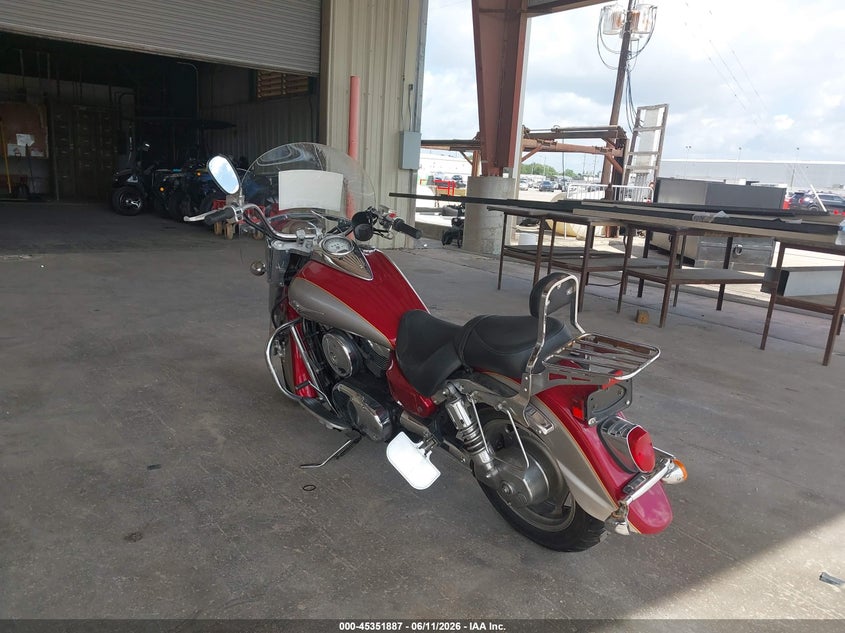 2007 Kawasaki Vn1600 VIN JKBVNKA157A023939 IAAI salvage auction — RIGHT FRONT, Salvage (Texas), sold $875 on 2026-07-09 (photo 3)