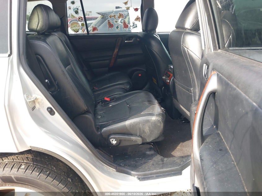 2013 Toyota Highlander VIN 5TDDK3EH9DS235334 IAAI salvage auction — NORMAL WEAR, Clear (Tennessee), sold $3,175 on 2026-07-08 (photo 8)