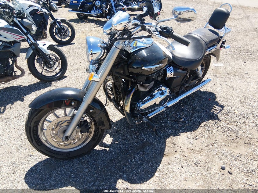 2013 Triumph motorcycle America VIN SMT905RNXDT576414 IAAI salvage auction — SIDE, Salvage (Utah), sold $425 on 2026-07-07 (photo 2)