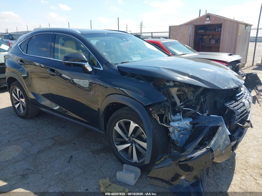 2019 Lexus Nx VIN JTJYARBZ4K2150262 IAAI salvage auction — FRONT END, Original (Texas), sold $6,500 on 2026-07-28 (photo 1)