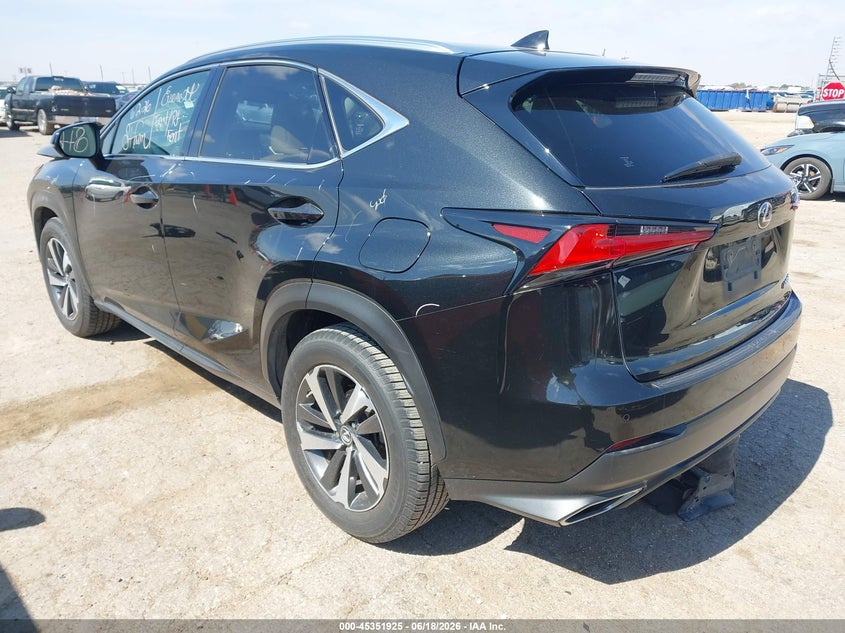 2019 Lexus Nx VIN JTJYARBZ4K2150262 IAAI salvage auction — FRONT END, Original (Texas), sold $6,500 on 2026-07-28 (photo 3)