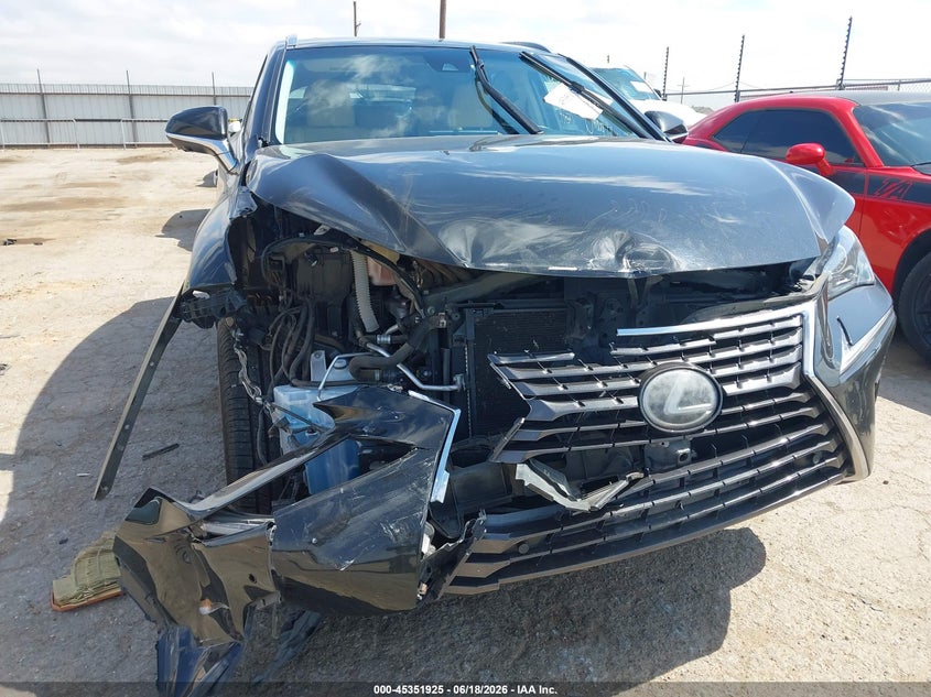 2019 Lexus Nx VIN JTJYARBZ4K2150262 IAAI salvage auction — FRONT END, Original (Texas), sold $6,500 on 2026-07-28 (photo 6)