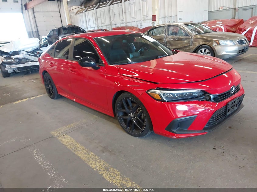 2022 Honda Civic VIN 2HGFE2F59NH531129 — IAAI salvage auction photo
