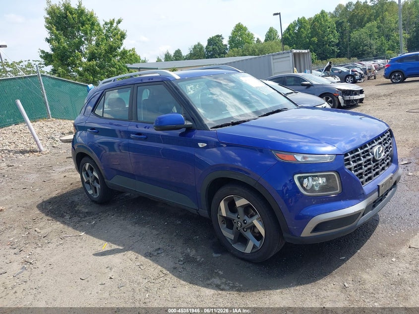 2022 Hyundai Venue VIN KMHRC8A35NU176902 IAAI salvage auction — REAR END, Salvage (Virginia), sold $2,975 on 2026-07-20 (photo 1)