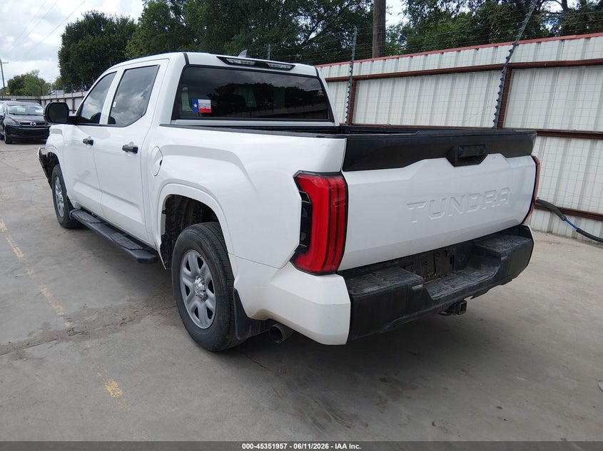 2024 Toyota Tundra VIN 5TFKB5AB4RX034088 IAAI salvage auction — FRONT END, Original (Texas), sold $16,850 on 2026-08-11 (photo 3)