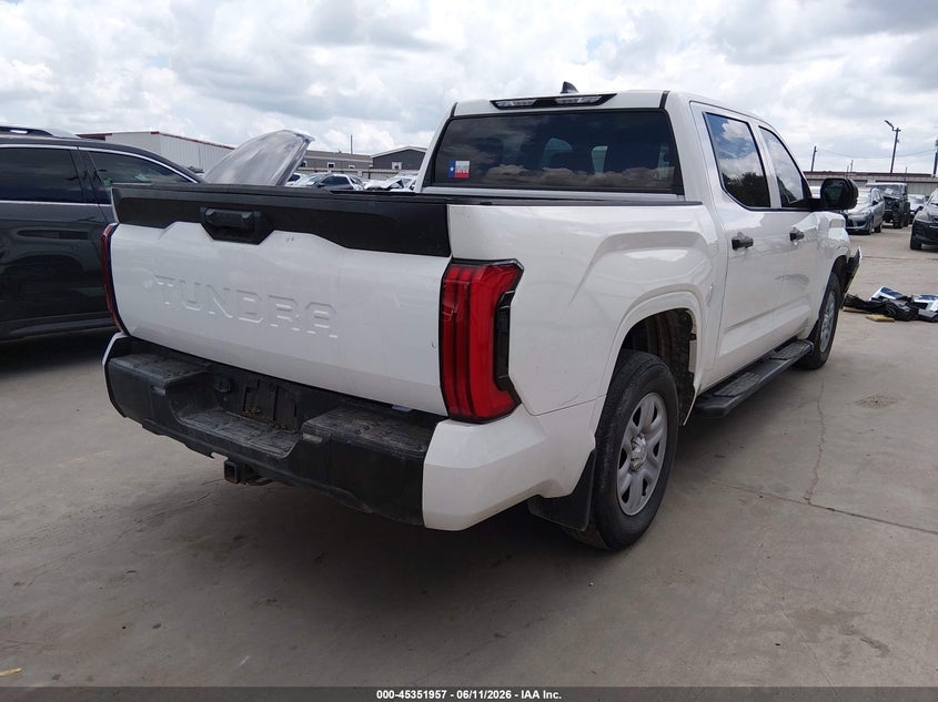 2024 Toyota Tundra VIN 5TFKB5AB4RX034088 IAAI salvage auction — FRONT END, Original (Texas), sold $16,850 on 2026-08-11 (photo 4)