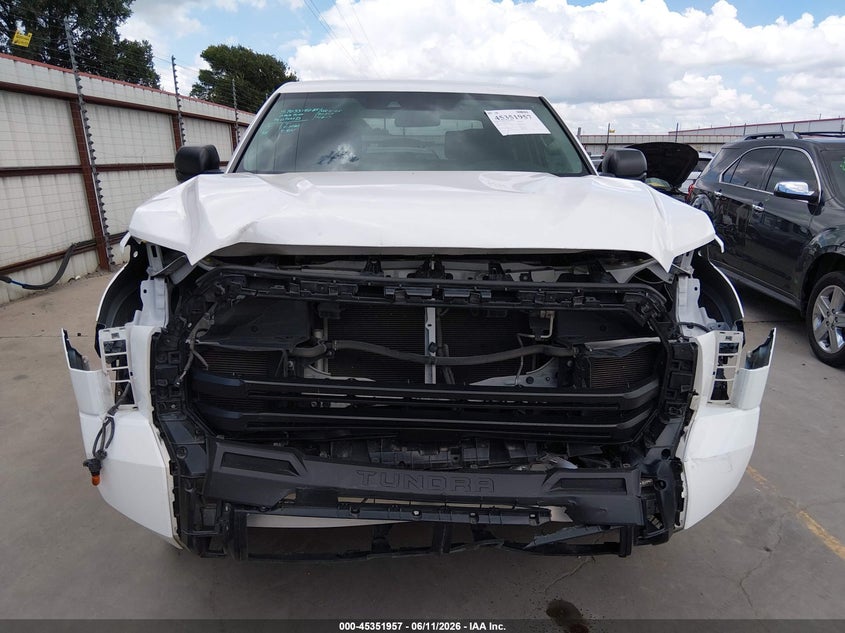 2024 Toyota Tundra VIN 5TFKB5AB4RX034088 IAAI salvage auction — FRONT END, Original (Texas), sold $16,850 on 2026-08-11 (photo 6)