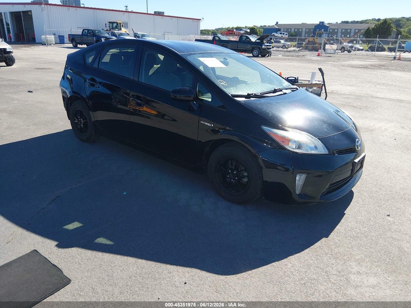 2014 Toyota Prius VIN JTDKN3DU0E0380151 IAAI salvage auction — REAR END, Salvage (Illinois), sold $900 on 2026-07-28 (photo 1)