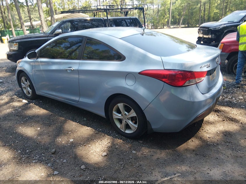 2013 Hyundai Elantra VIN KMHDH6AE7DU014219 IAAI salvage auction — UNKNOWN, Salvage Title, sold $275 on 2026-07-28 (photo 3)