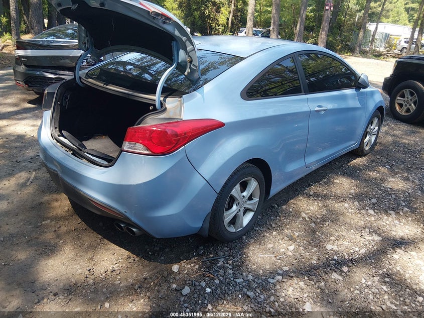 2013 Hyundai Elantra VIN KMHDH6AE7DU014219 IAAI salvage auction — UNKNOWN, Salvage Title, sold $275 on 2026-07-28 (photo 4)