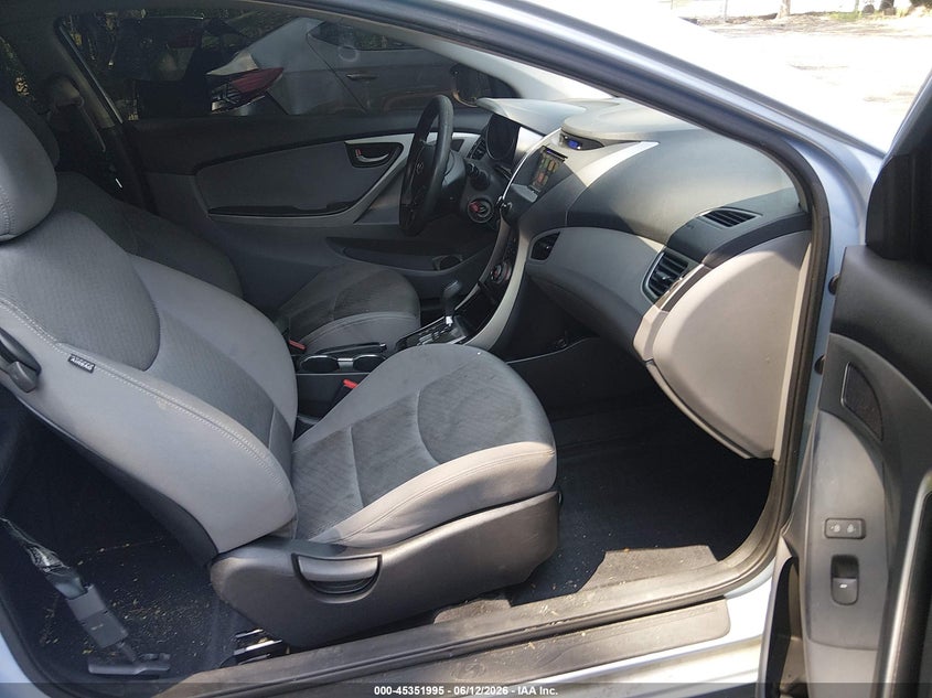 2013 Hyundai Elantra VIN KMHDH6AE7DU014219 IAAI salvage auction — UNKNOWN, Salvage Title, sold $275 on 2026-07-28 (photo 5)