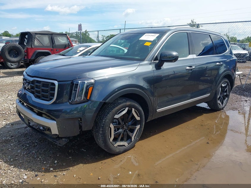 2024 Kia Telluride VIN 5XYP6DGC2RG556886 IAAI salvage auction — FRONT END, Salvage (Ohio), sold $15,400 on 2026-07-09 (photo 2)