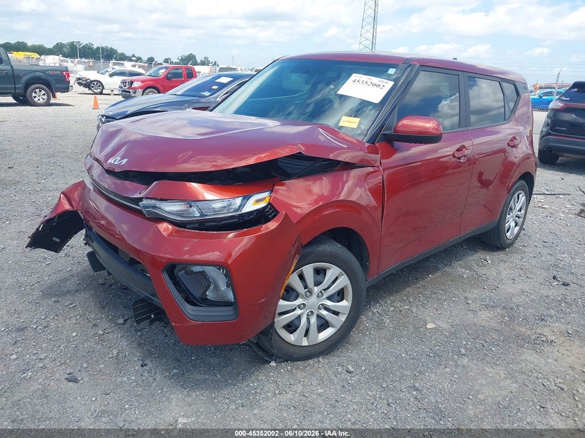 2022 Kia Soul VIN KNDJ23AU6N7822429 IAAI salvage auction — FRONT END, Salvage (Arkansas), sold $1,400 on 2026-08-02 (photo 2)