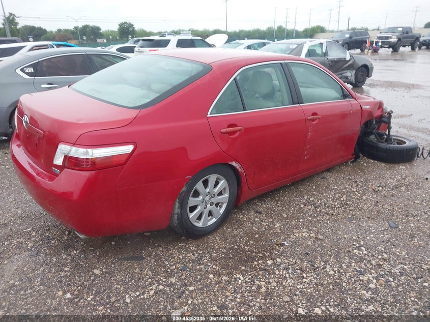 2009 Toyota Camry hybrid VIN JTNBB46K593052069 IAAI salvage auction — NORMAL WEAR, Original (Texas), sold $750 on 2026-07-06 (photo 4)