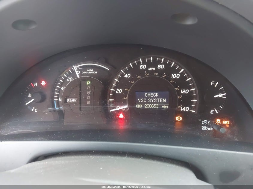 2009 Toyota Camry hybrid VIN JTNBB46K593052069 IAAI salvage auction — NORMAL WEAR, Original (Texas), sold $750 on 2026-07-06 (photo 7)