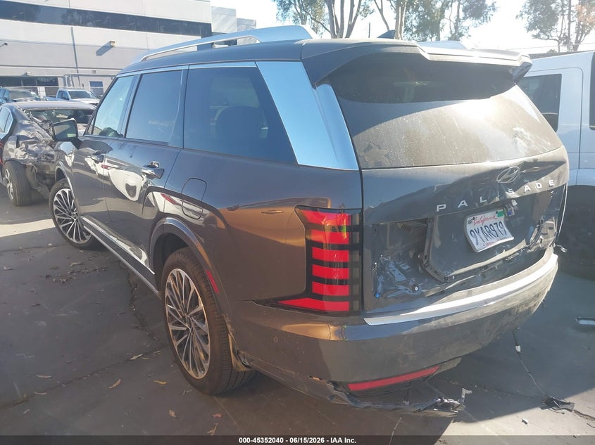 2026 Hyundai Palisade VIN KM8RM5SA9TU065355 IAAI salvage auction — REAR END, Salvage Title, sold $13,000 on 2026-07-22 (photo 3)