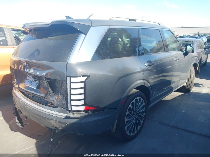 2026 Hyundai Palisade VIN KM8RM5SA9TU065355 IAAI salvage auction — REAR END, Salvage Title, sold $13,000 on 2026-07-22 (photo 4)