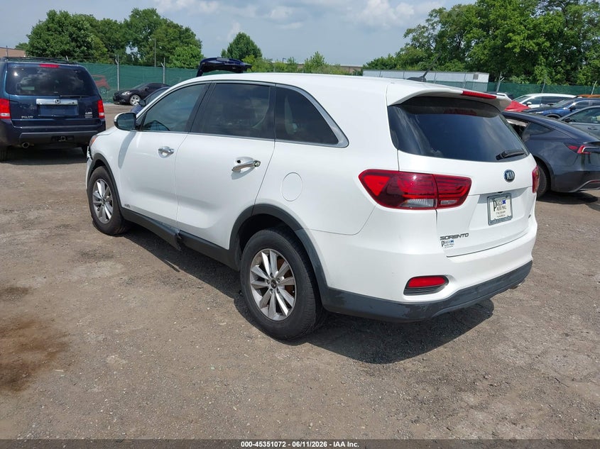 2020 Kia Sorento VIN 5XYPGDA37LG661078 IAAI salvage auction — RIGHT FRONT, Salvage Title, sold $3,100 on 2026-07-17 (photo 3)