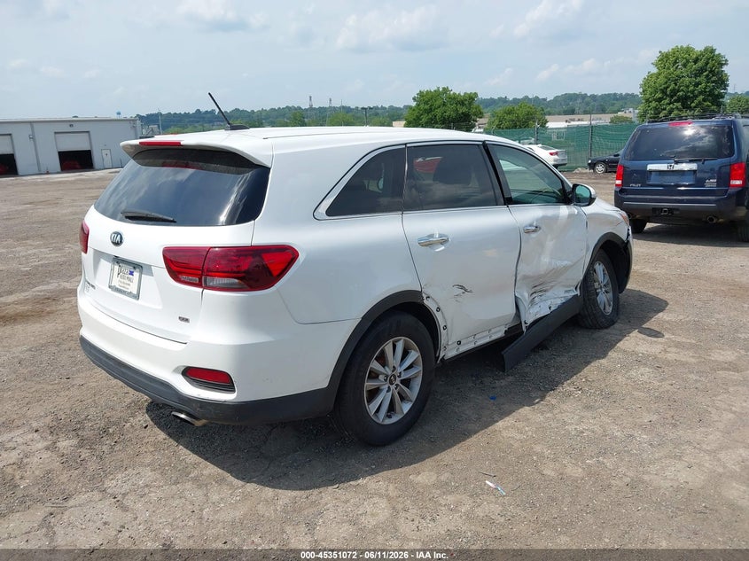 2020 Kia Sorento VIN 5XYPGDA37LG661078 IAAI salvage auction — RIGHT FRONT, Salvage Title, sold $3,100 on 2026-07-17 (photo 4)