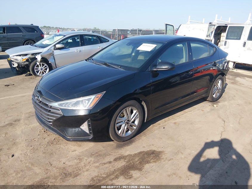 2020 Hyundai Elantra VIN KMHD84LF8LU994178 IAAI salvage auction — REAR END, Salvage (North Carolina), sold $2,100 on 2026-07-30 (photo 2)