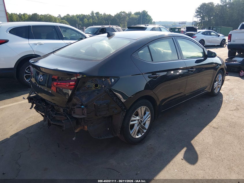 2020 Hyundai Elantra VIN KMHD84LF8LU994178 IAAI salvage auction — REAR END, Salvage (North Carolina), sold $2,100 on 2026-07-30 (photo 4)