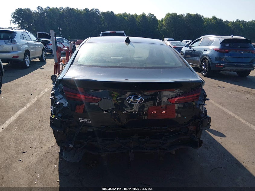 2020 Hyundai Elantra VIN KMHD84LF8LU994178 IAAI salvage auction — REAR END, Salvage (North Carolina), sold $2,100 on 2026-07-30 (photo 6)