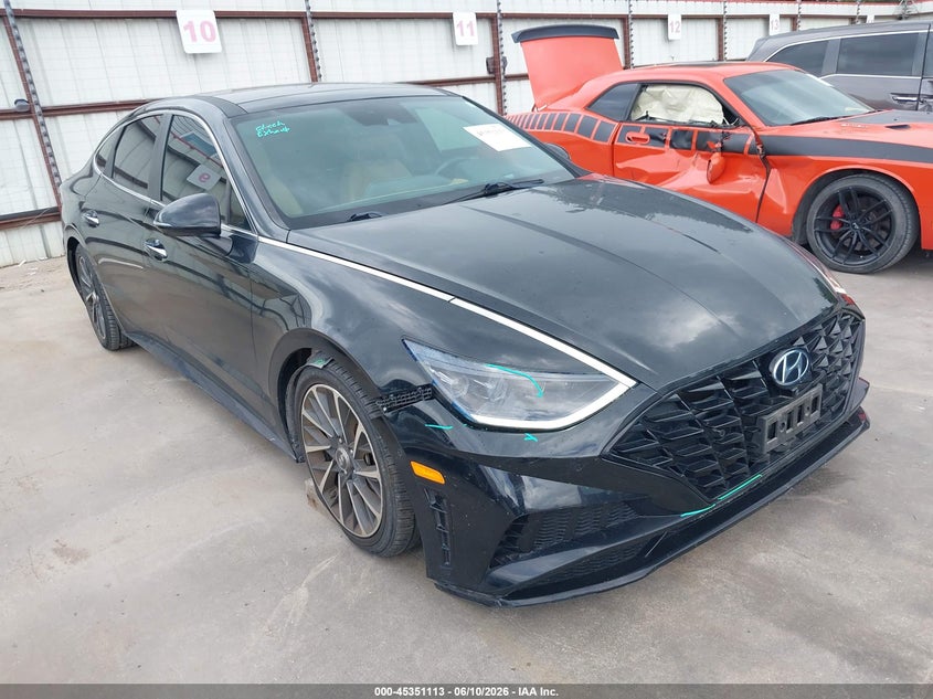 2020 Hyundai Sonata VIN 5NPEH4J2XLH009186 — IAAI salvage auction photo