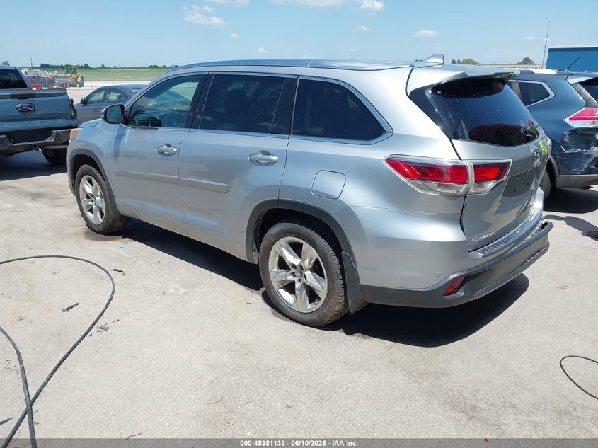 2016 Toyota Highlander VIN 5TDDKRFH2GS248464 IAAI salvage auction — SIDE, Salvage (Nebraska), sold $6,375 on 2026-07-30 (photo 3)