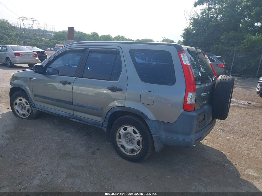 2006 Honda Cr-v VIN SHSRD78596U433405 IAAI salvage auction — NORMAL WEAR, Clear (Pennsylvania), sold $500 on 2026-07-10 (photo 3)