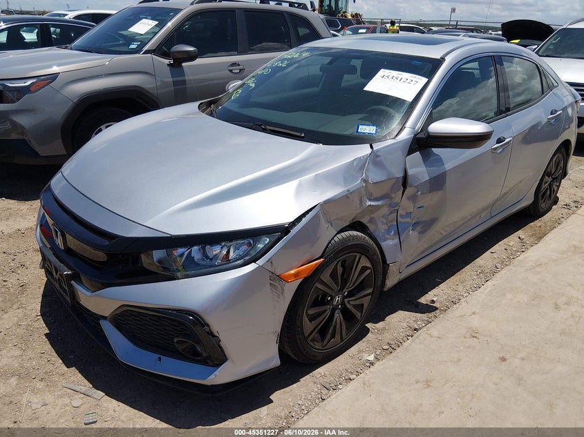 2018 Honda Civic VIN SHHFK7H59JU216881 IAAI salvage auction — LEFT FRONT, Original (Texas), sold $5,000 on 2026-07-29 (photo 2)
