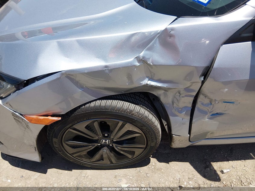 2018 Honda Civic VIN SHHFK7H59JU216881 IAAI salvage auction — LEFT FRONT, Original (Texas), sold $5,000 on 2026-07-29 (photo 6)