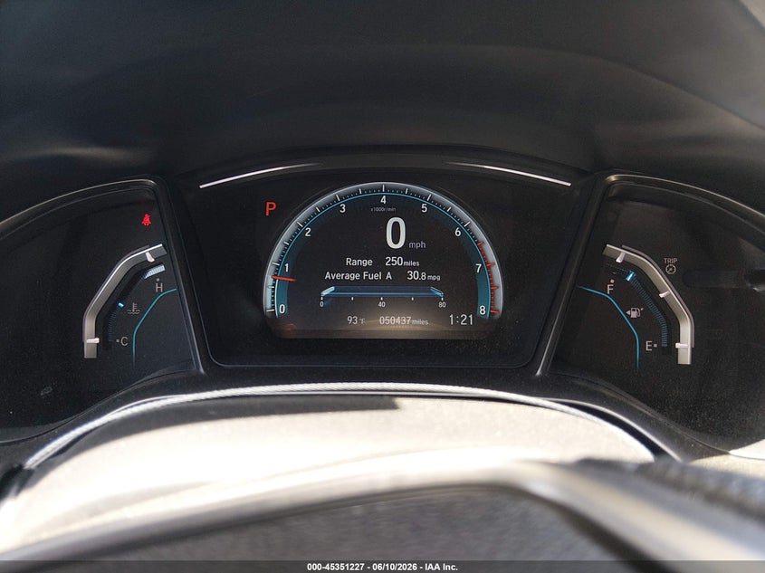 2018 Honda Civic VIN SHHFK7H59JU216881 IAAI salvage auction — LEFT FRONT, Original (Texas), sold $5,000 on 2026-07-29 (photo 7)