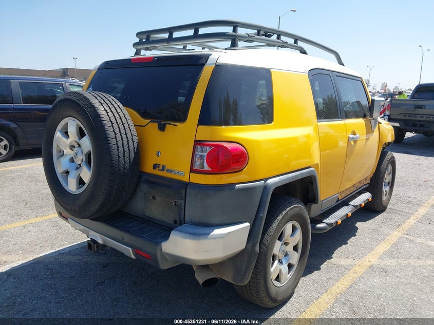 2007 Toyota Fj cruiser VIN JTEBU11FX70024253 IAAI salvage auction — FRONT END, Salvage (California), sold $3,350 on 2026-07-21 (photo 4)