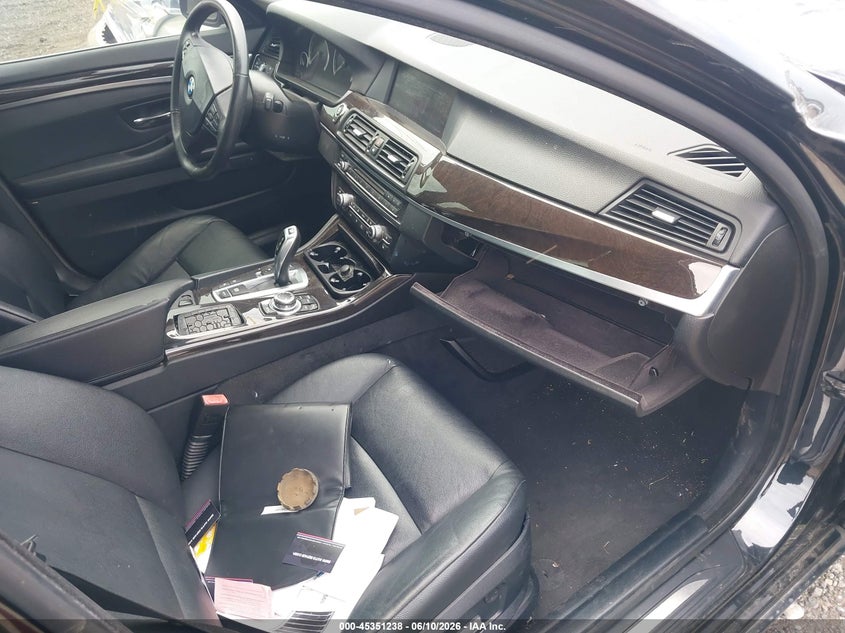 2013 BMW 5er VIN WBAFU7C58DDU71095 IAAI salvage auction — FRONT & REAR, Salvage Title, sold $675 on 2026-07-14 (photo 5)