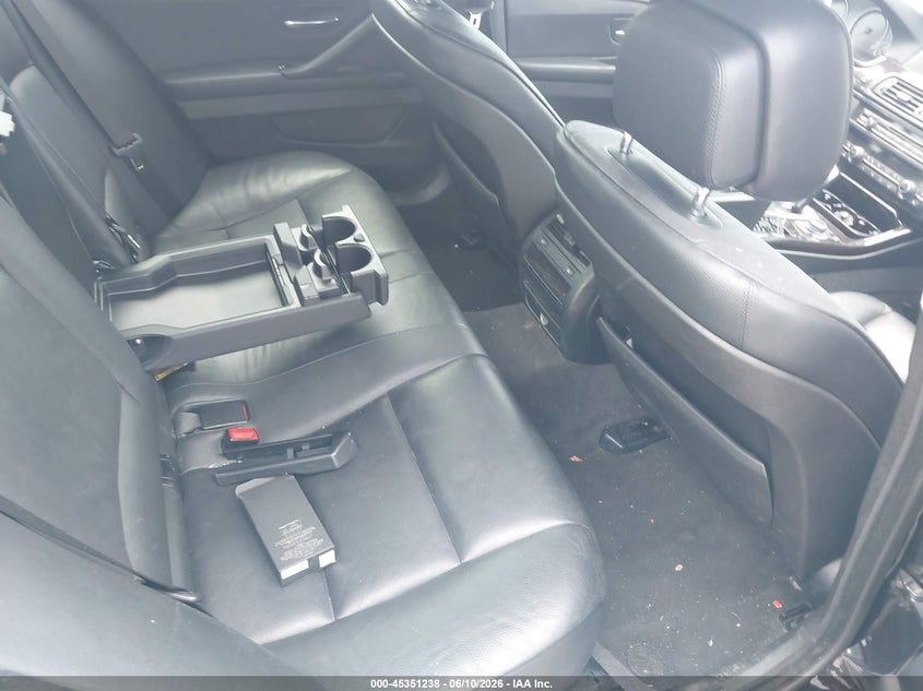 2013 BMW 5er VIN WBAFU7C58DDU71095 IAAI salvage auction — FRONT & REAR, Salvage Title, sold $675 on 2026-07-14 (photo 8)