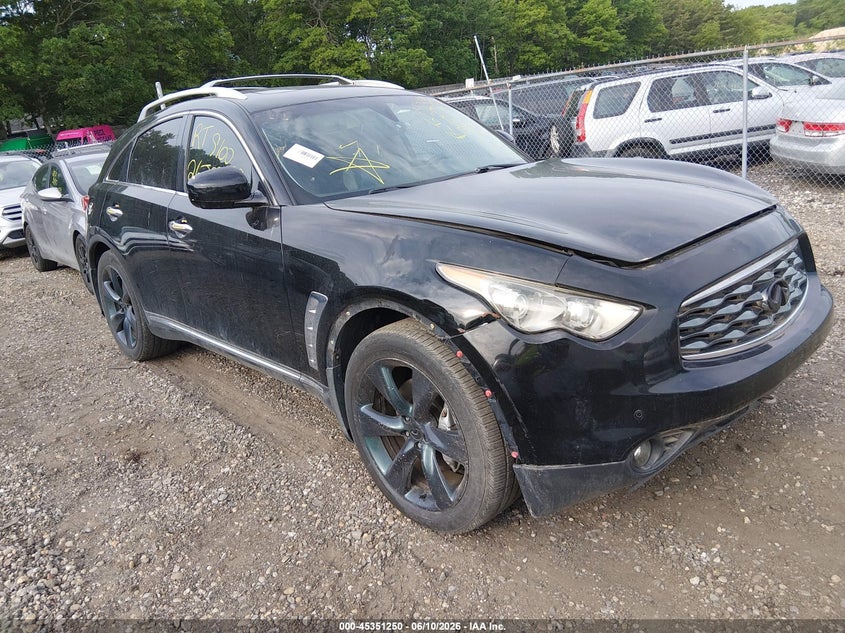 2009 Infiniti Fx50 VIN JNRBS18W59M201237 IAAI salvage auction — FRONT & REAR, Bill Of Sale (New York), sold $550 on 2026-07-14 (photo 1)