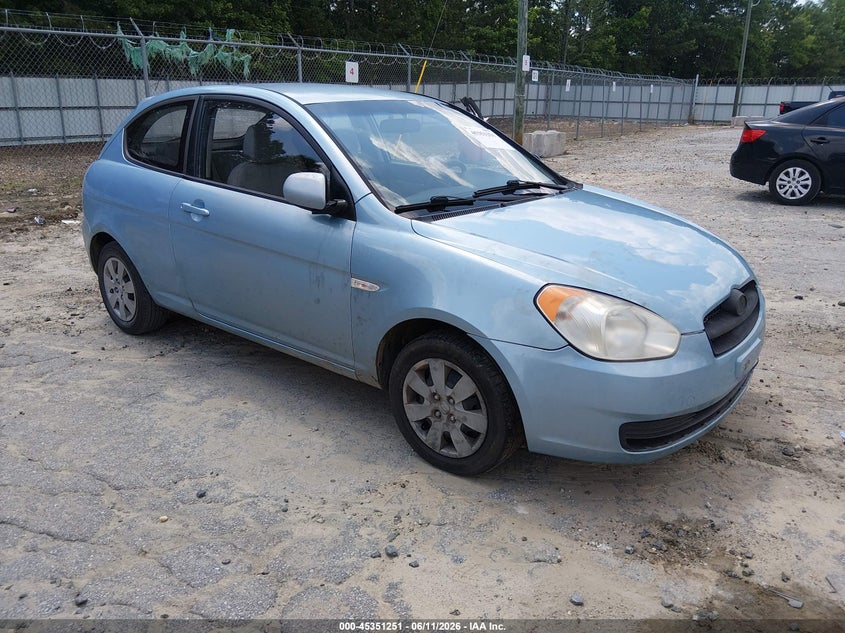 2011 Hyundai Accent VIN KMHCM3AC8BU199852 IAAI salvage auction — NORMAL WEAR, Clear (Georgia), sold $250 on 2026-07-09 (photo 1)