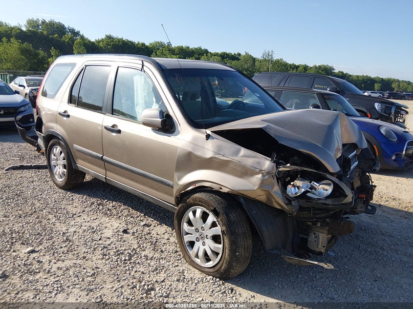 2006 Honda Cr-v VIN SHSRD78806U400478 IAAI salvage auction — FRONT END, Salvage (Ohio), sold $550 on 2026-07-15 (photo 1)