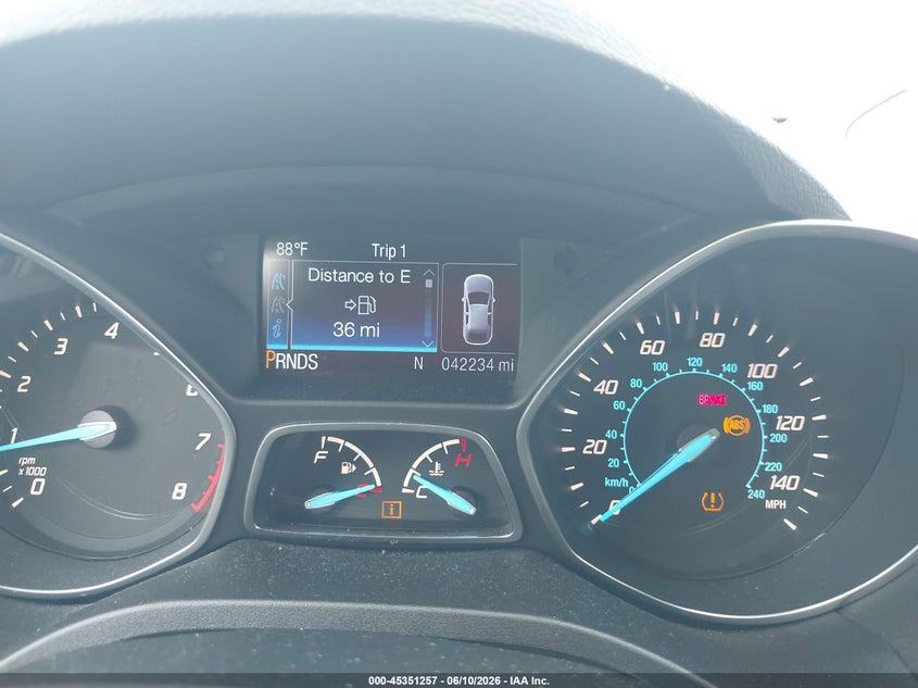 2016 Ford Escape VIN 1FMCU0GX2GUC35700 IAAI salvage auction — FRONT & REAR, Salvage Title, sold $2,300 on 2026-07-25 (photo 7)