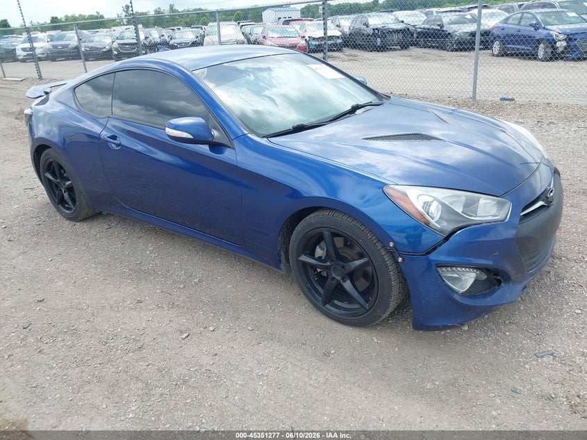 2016 Hyundai Genesis VIN KMHHT6KJ4GU135161 IAAI salvage auction — FRONT END, Salvage (Illinois), sold $1,200 on 2026-07-29 (photo 1)