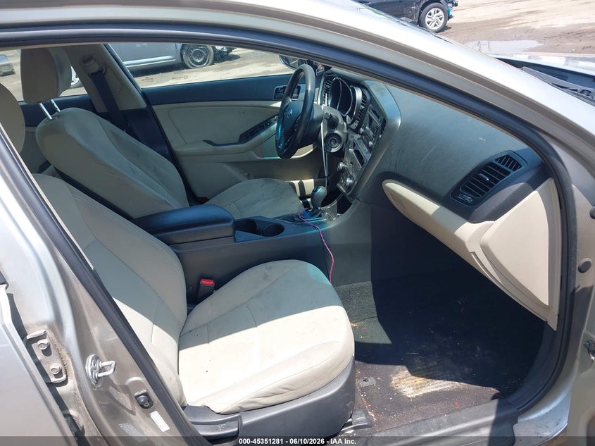 2013 Kia Optima VIN KNAGM4A77D5327927 IAAI salvage auction — FRONT END, Salvage - Greater Than 75% (Maryland), sold $675 on 2026-07-14 (photo 5)