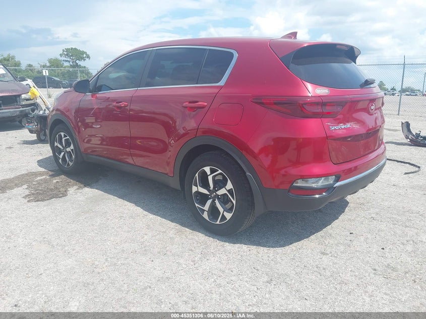 2021 Kia Sportage VIN KNDPM3AC1M7912842 IAAI salvage auction — FRONT END, Salvage Title, sold $2,500 on 2026-07-23 (photo 3)